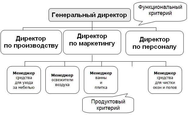 Комбинированная структура управления предприятием 